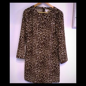 JCrew Animal Print Dress